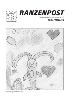 Heft April / Mai 2015 - Erich-Zeigner