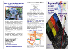 Malkurse 2015 in München als PDF-Datei - Aquarellgalerie