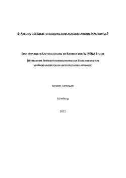 Dokument 1 - OPUS - Leuphana Universität Lüneburg