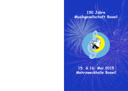 Festf&uuml;hrer als PDF &ouml;ffnen - Musikgesellschaft Boswil
