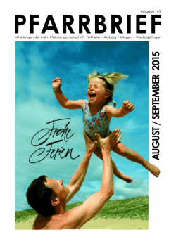 JUNI 2015 - Pfarreiengemeinschaft Türkheim