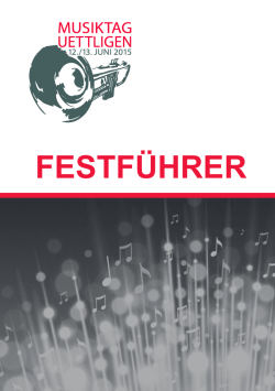 FESTF&Uuml;HRER - Musiktag 2015 in Uettligen