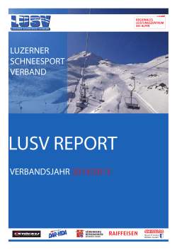 LUSV Report final.indd - Luzerner Schneesport Verband