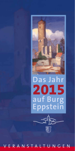 Das Jahr auf Burg Eppstein