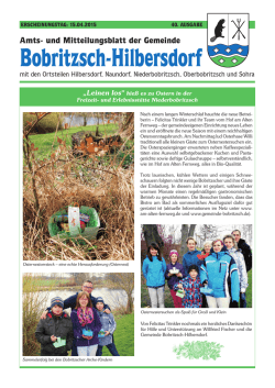 Amtsblatt - Hilbersdorf