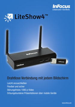 Drahtlose Verbindung mit jedem Bildschirm