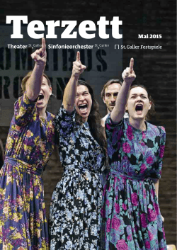 Mai 2015 - Theater St. Gallen