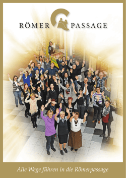 Hier k&ouml;nnen Sie unser R&Ouml;MER-PASSAGE-Special