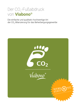 Der CO -Fußabdruck von Viabono®