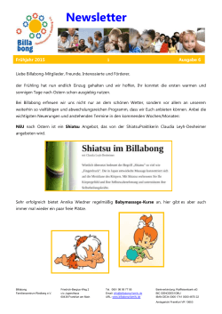 Newsletter - Billabong Familienzentrum Riedberg e.V.