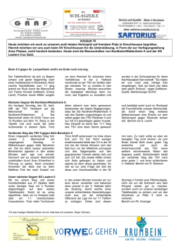Infoblatt 10 - TSV Hambach
