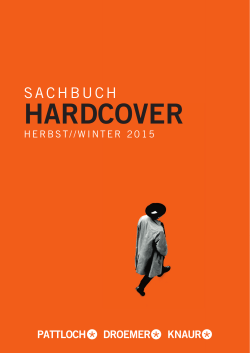 Hardcover Sachbuch Herbst 2015