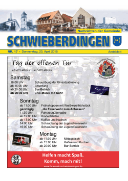 23.04.2015 - Gemeinde Schwieberdingen