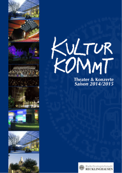 Saison 2014/2015 - Stadt Recklinghausen