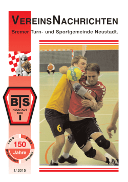 Heft 1/2015 - bts neustadt bremen