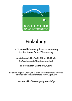 Golf GV 2014-low - Golfclub Gams