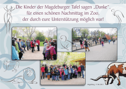 Die Kinder der Magdeburger Tafel sagen „Danke