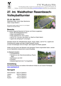 27. Int. Waidhofner Rasenbeach- Volleyballturnier 23