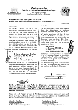 Musikkooperation Schillerschule