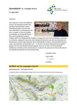 April 2015 - Neftenbach