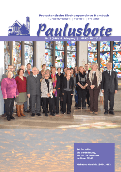 Protestantische Kirchengemeinde Hambach