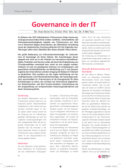 Governance in der IT