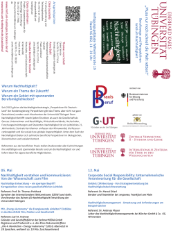 Programm als PDF - Hochschule Rottenburg