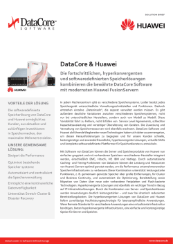 Huawei DataCore SDS Solution Brief DE