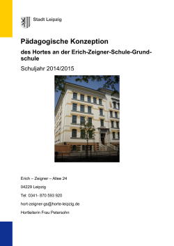 Hortkonzeption 2015 - Erich-Zeigner