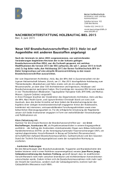 Medienmitteilung PDF - Berner Fachhochschule