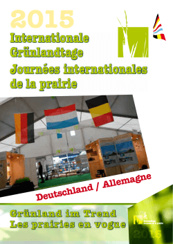 2015 - Internationale Grünlandtage