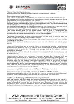 Anleitung Kelemen Trap-Antennen