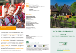 Dorfspaziergang - Sachsens D&ouml;rfer