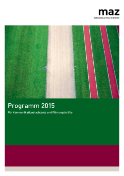 Programm 2015