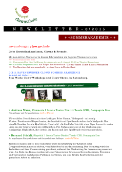 newsletter • 3 / 2 0 1 5 - ravensburger