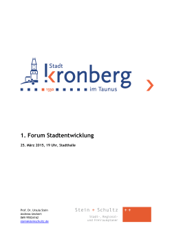 Protokoll - Stadt Kronberg im Taunus