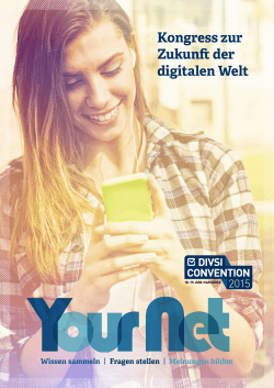 YourNet 2015 – Kongress zur Zukunft der digitalen Welt