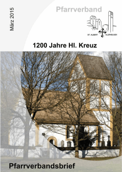 Unsere Gemeinde St. Albert - Pfarrei Allerheiligen München