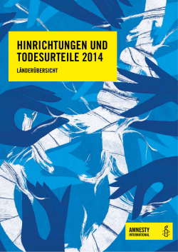 hinrichtungen und todesurteile 2014