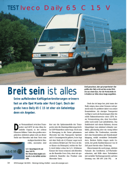 Iveco Daily 65 C 15 V - Mot-Bau