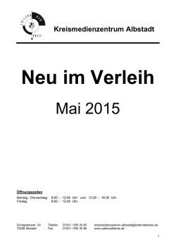 Neuerscheinungen - Zollernalbkreis