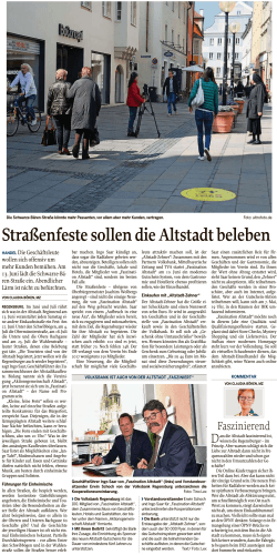 21-04-2015 Altstadt-Zehner Kooperation mit Volksbank Regensburg eG