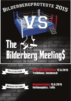 - Bilderbergprotest 2015 in Tirol