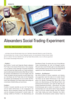 Social-Trading-Experiment Teil 2