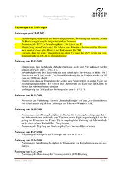 Ermessenslenkende Weisungen Vermittlungsbudget