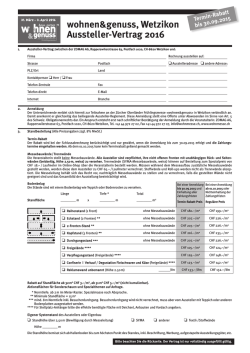 wohnen&genuss, Wetzikon Aussteller