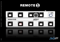 BluGuitar® AMP1 ™ + REMO TE1 ™ | Programmable Guitar Amp