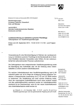 einen Erlass ver&ouml;ffentlicht