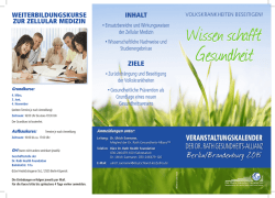 dieser &Uuml;bersicht (PDF, 1.22 MB - Dr. Rath Gesundheits