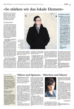 Neue Luzerner Zeitung, 18. März 2015